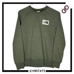 The North Face‎ Heather Army Green Long Sleeve Sweatshirt in Size Small